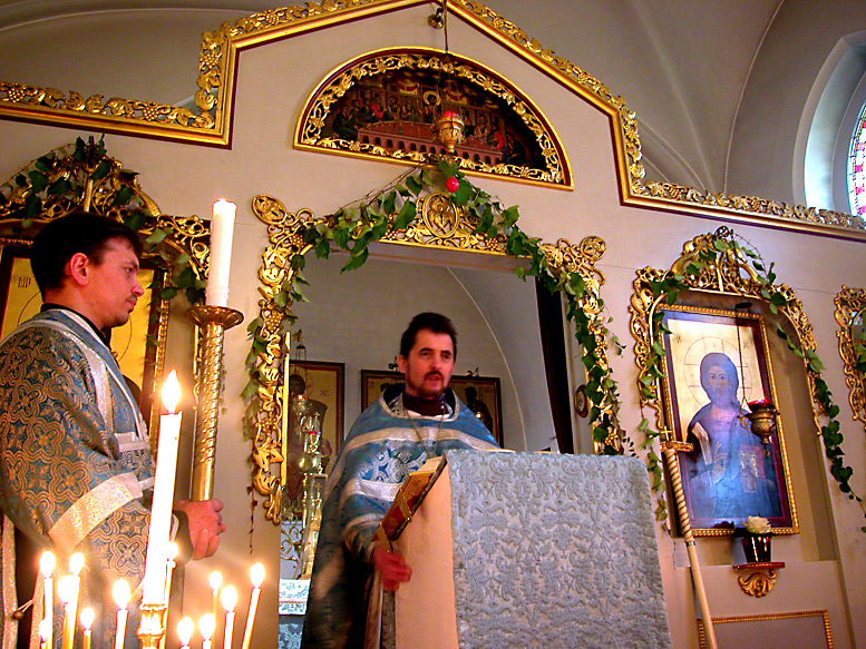 Evangelienlesung im orthodoxen Gottesdienst